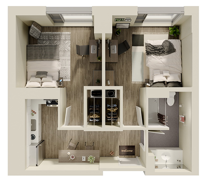 Suite Style 2-1A1
