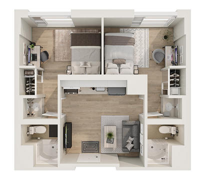 Suite Style 2-2A2
